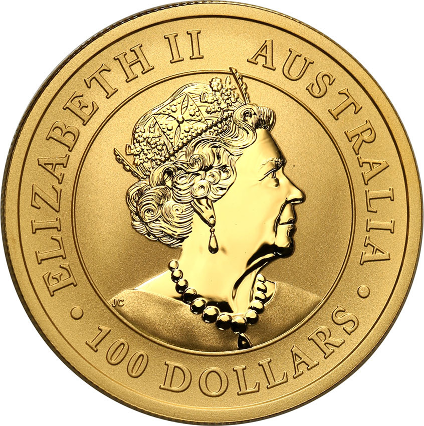 Australia 100 dolarów 2020 kangur (uncja złota) st.L
